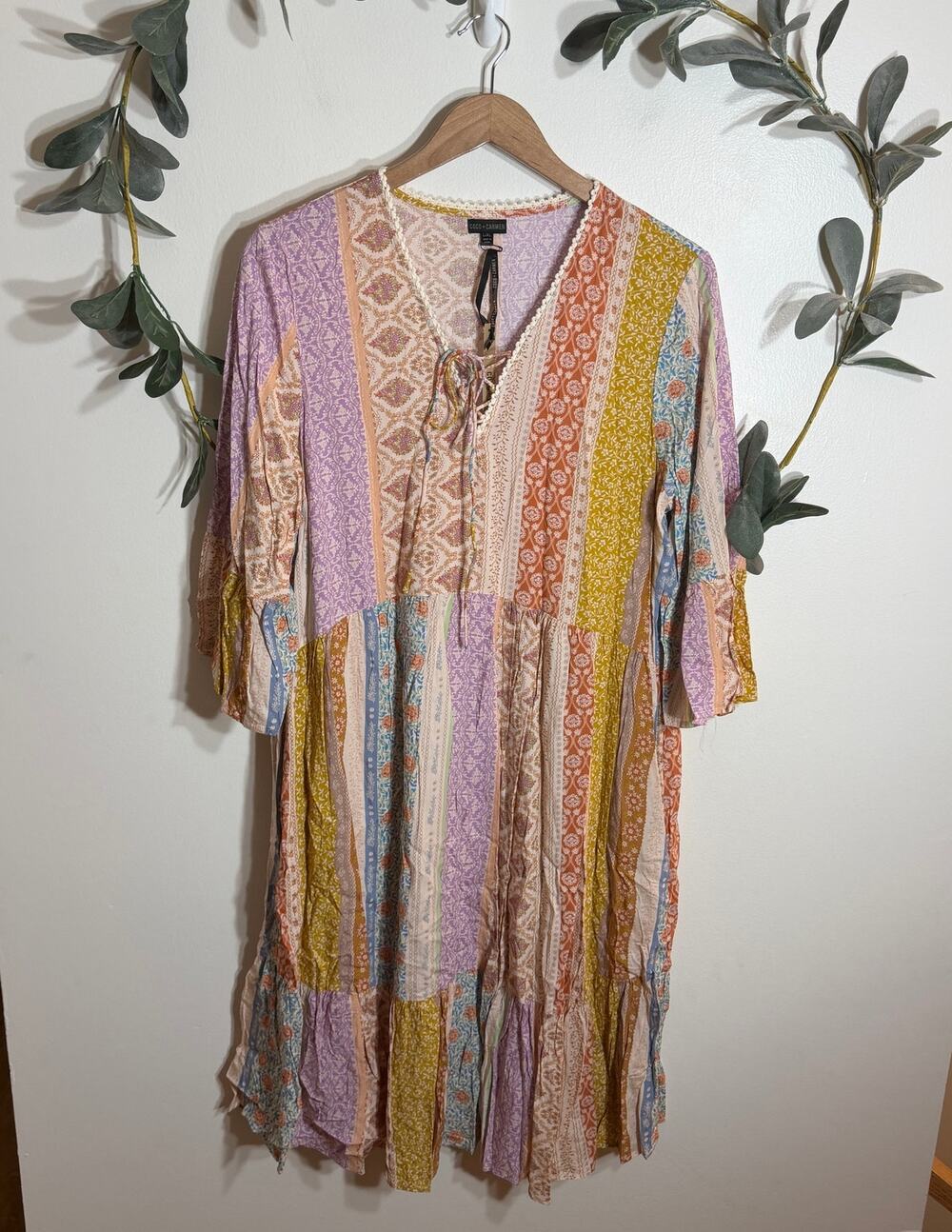 NWT Coco + Carmen Bohemian Midi Dress